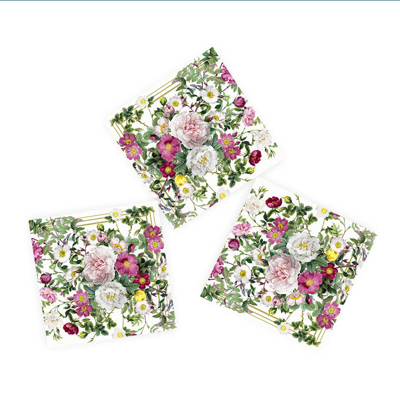 NAPKINS - Rose Flower Garden JL