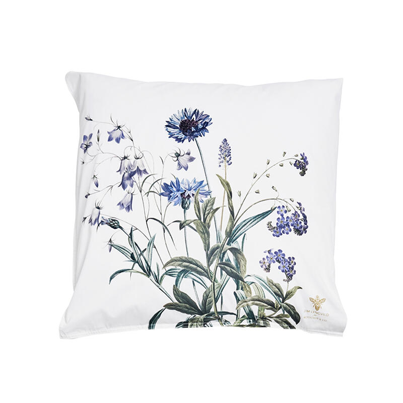 Organic pillowcase - Blue Flower Garden JL 80x80 cm - SOLD OUT