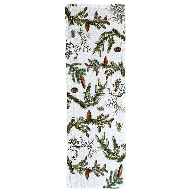 Table Runner Pine trees