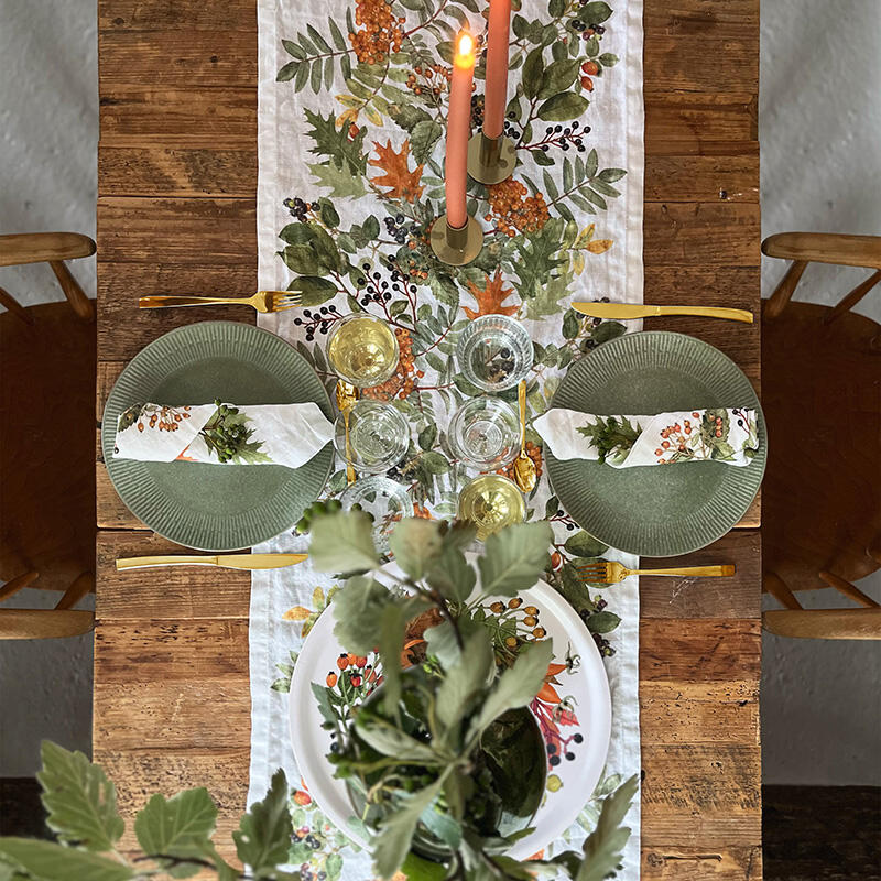 Linen Table Runner - Harvest