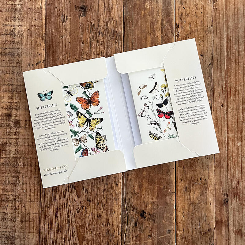 BUTTERFLIES - 8 cards