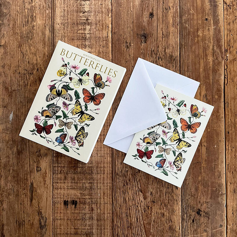 BUTTERFLIES - 8 cards