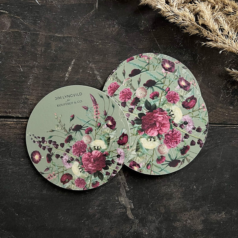 GLASS COASTER - Blossom Garden JL 4-pack - SOLD OUT