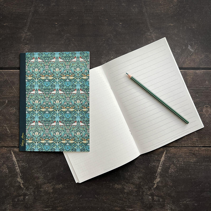 Notebook - Bird Green pattern WM