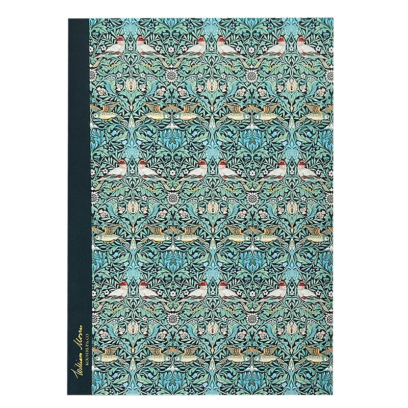 William Morris Bird Green pattern front cover