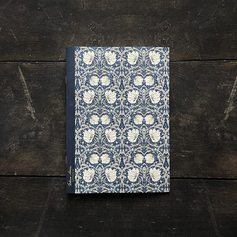 Notebook - Pimpernel pattern Dark Blue WM