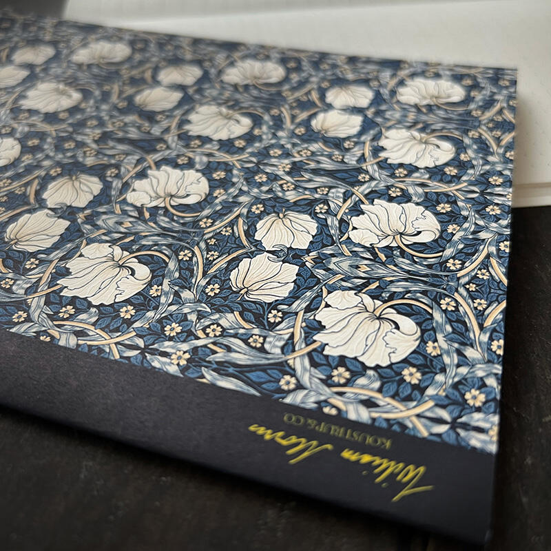 William Morris Pimpernel pattern Dark Blue