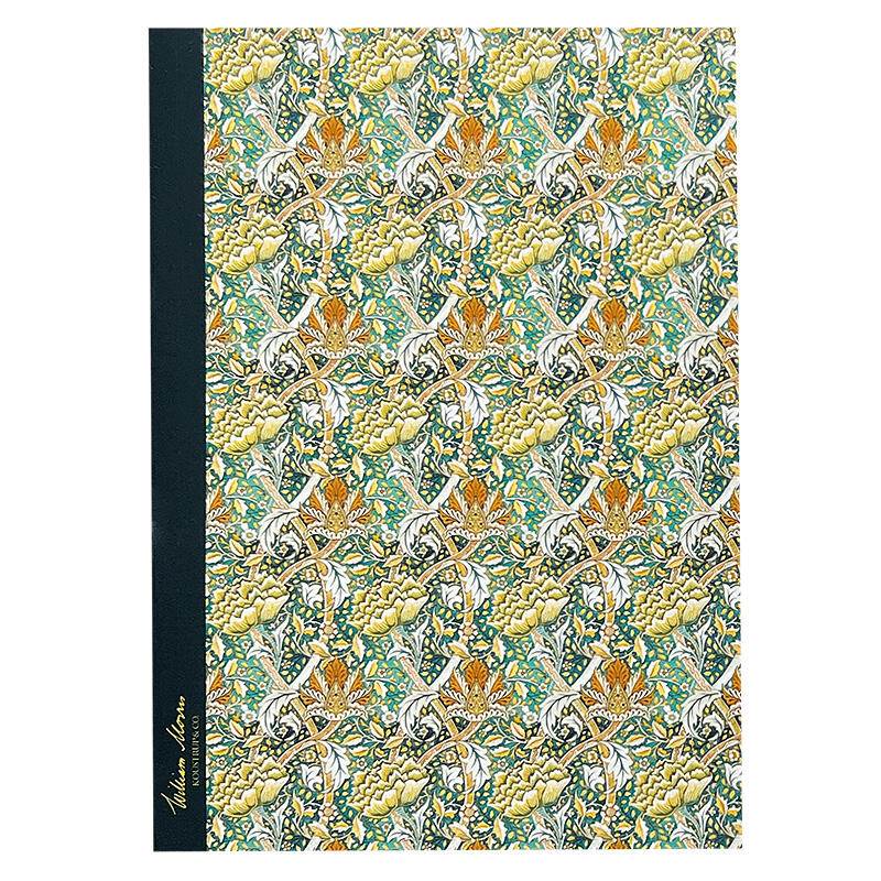 William Morris Windrush pattern green forside