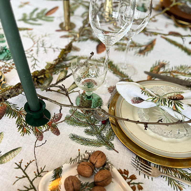 Tablecloth - Pine trees 145 x 220 cm