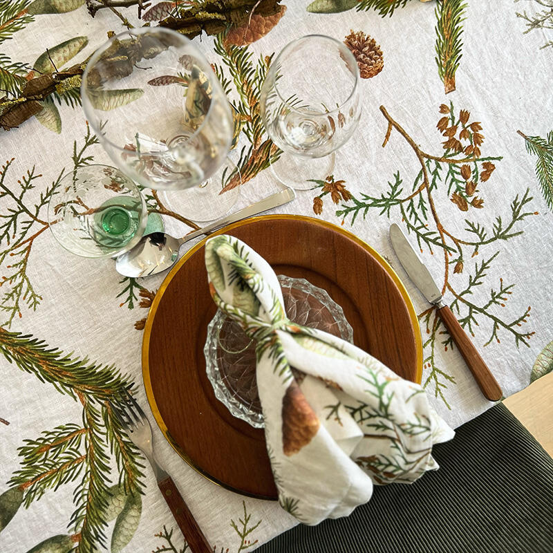 Tablecloth - Pine trees 145 x 220 cm