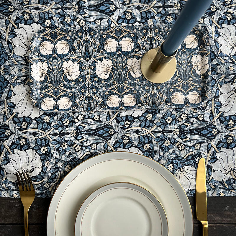 TRAY 32x15 - Morris Pimpernel blue