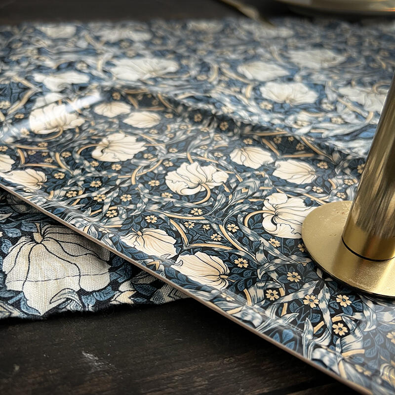 TRAY 32x15 - Morris Pimpernel blue