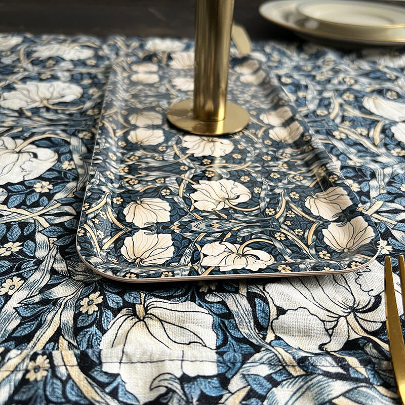 TRAY 32x15 - Morris Pimpernel blue