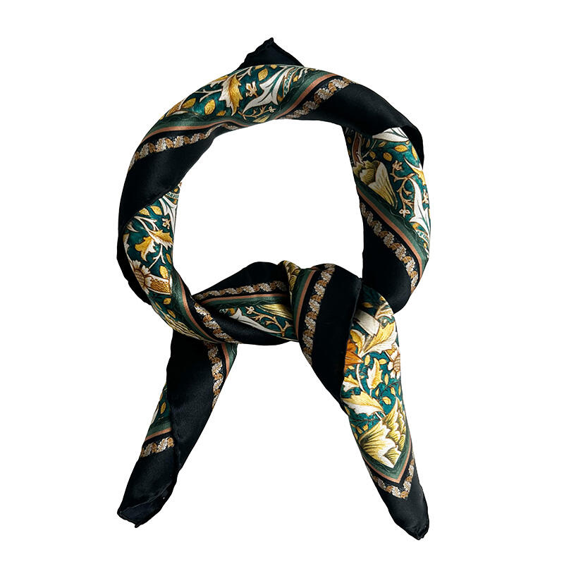SILK SCARF - Morris Windrush green - 50 cm