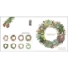 CHRISTMAS WREATHS - Square Card Pack