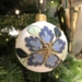 GLASS BAUBLE - blue/green