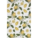 Tea towel with lemons in organic cotton