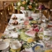 Tablecloth with flowers by Jim Lyngvild