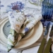 Cloth Napkin - Blue Flower Garden JL