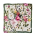 SILK SCARF - Rose Flower Garden JL - Pink/green 50 cm