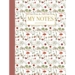 Notebook - Red Floral Pattern