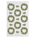 ORGANIC DISH TOWEL - Holly Wreaths