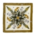 SILK SCARF - Yellow FD - 50 cm
