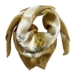 SILK SCARF - Yellow FD - 90 cm