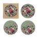 GLASS COASTER - Blossom Garden JL 4-pack - SOLD OUT