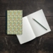 Notebook - Windrush Pattern Green WM