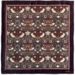 SILK SCARF - Morris Strawberry thief bordeaux - 90 cm