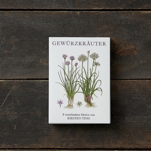 CULINARY HERBS - 8 cards (German)