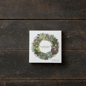CHRISTMAS WREATHS - Square Card Pack