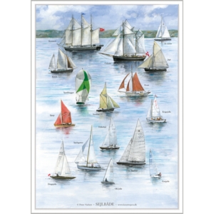 A4 Print - Sailboats