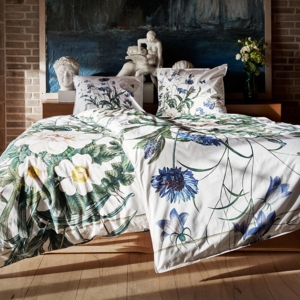 Organic bedding set - Blue Flower Garden JL 140x200 cm