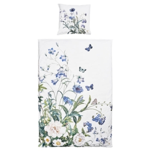 Organic bedding set - Blue Flower garden JL 140x220 cm
