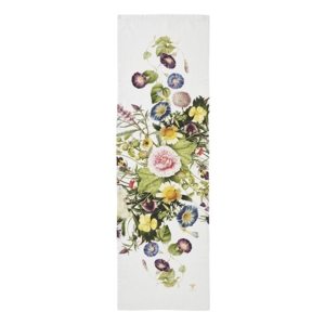 Linen Table Runner - Flower Garden