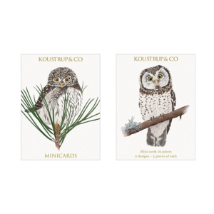 MINI CARDS AUTUMN – Beaded Owl