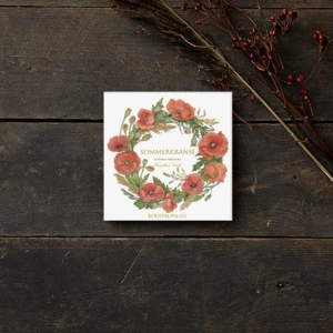 SUMMER WREATHS - Square card set