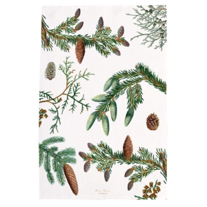 ORGANIC DISH TOWEL - Pine trees
