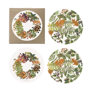 GLASS COASTER - Autumn 4-pack